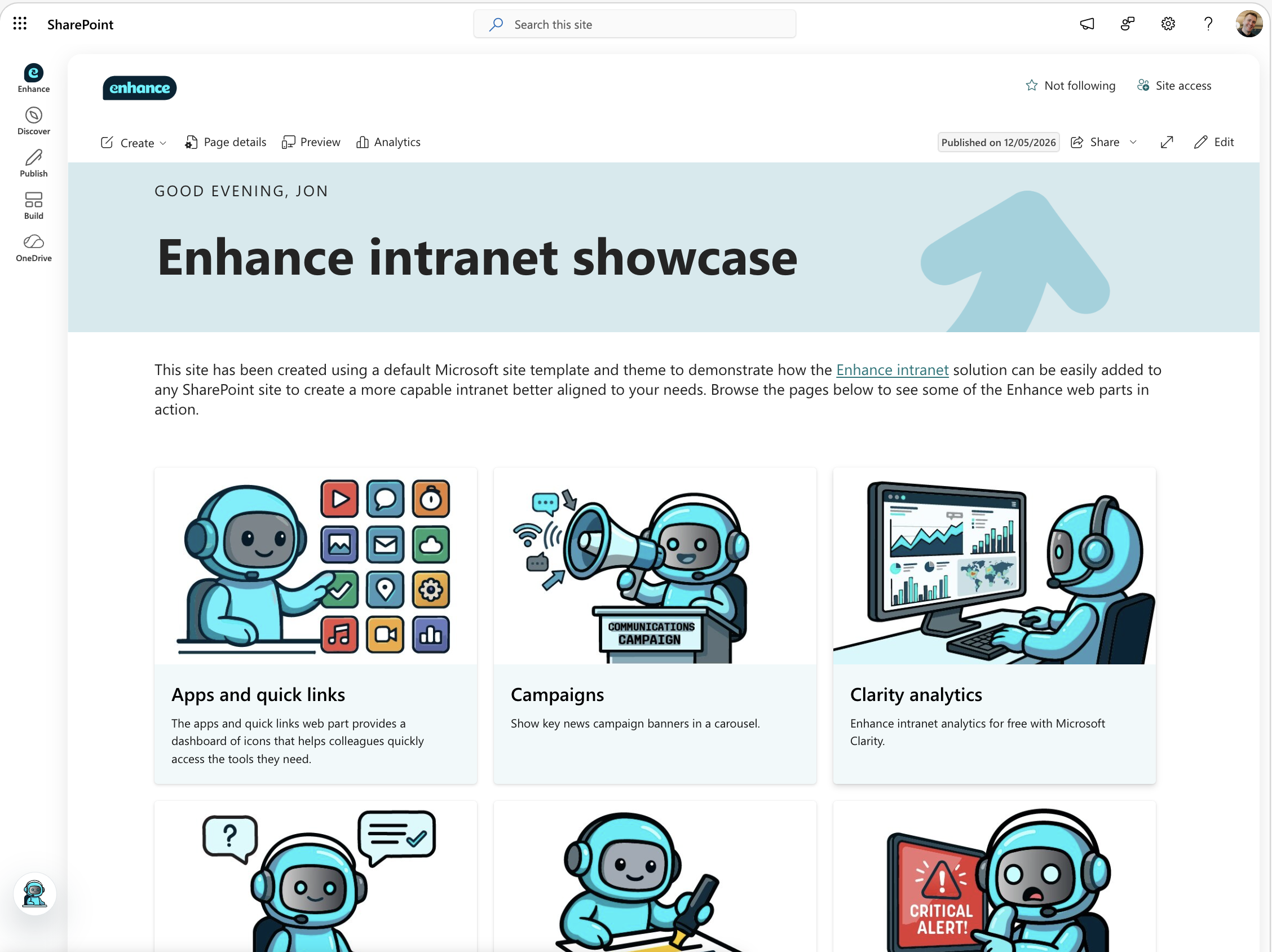 enhance-intranet-screenshot Enhance intranet screenshot